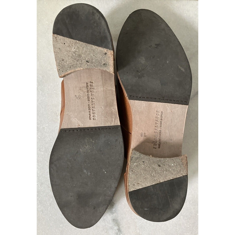 Freda Salvador D'Orsay Oxford Loafers, Brown, Tan, Size 9 1/2 Anthropologie - Picture 7 of 9